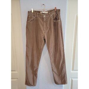 Arizona Pants Mens 38x34 Brown Loose Straight Corduroy Vintage Y2K Skater 90's